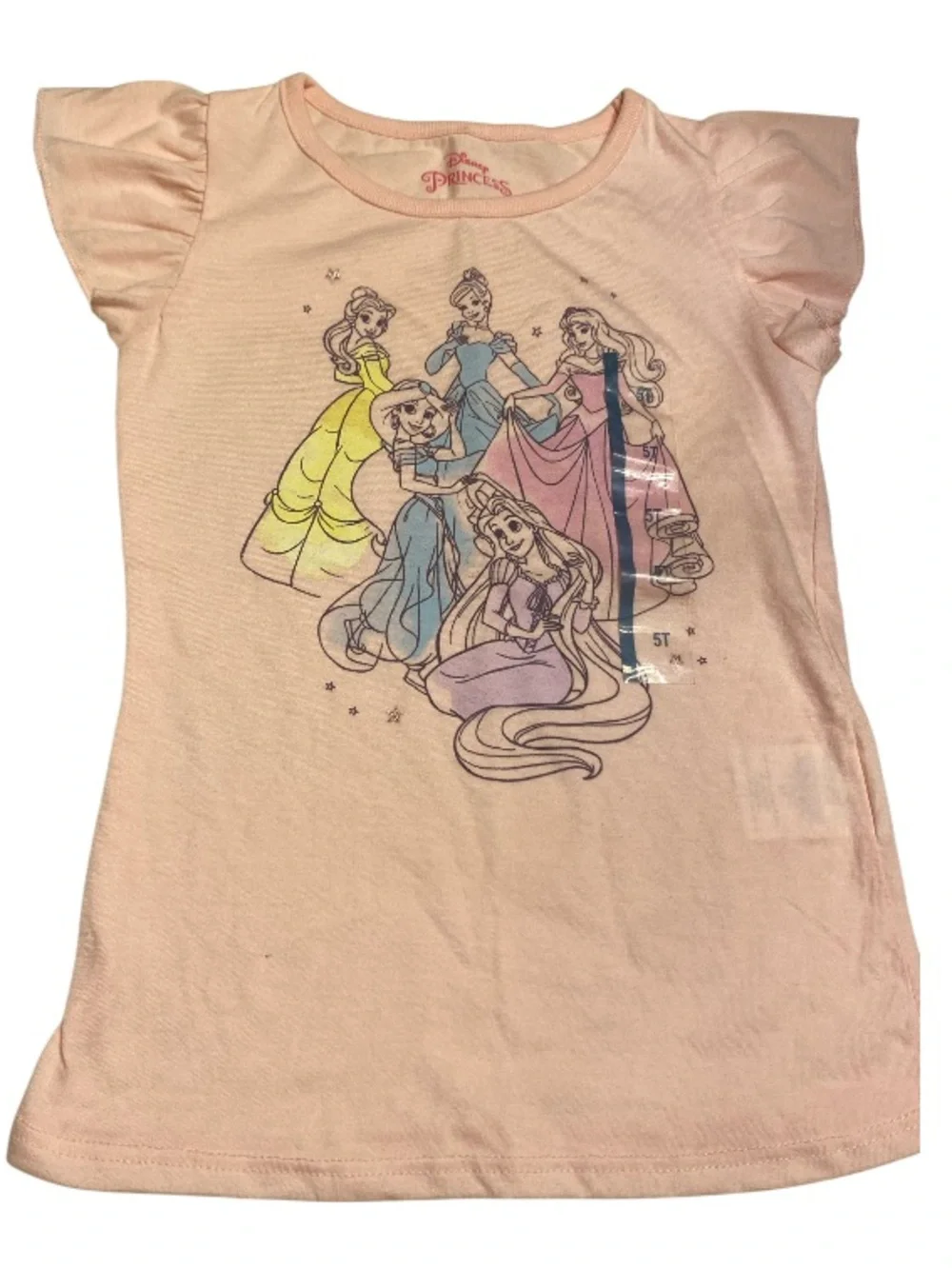 The Children's Place Denim Skort Disney Princess Graphic Tee NWT Size 5T - Picture 2 of 10